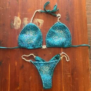 Sparkling Teal Bikini Set